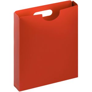 Pagna Heftbox 21005-03, aus Kunststoff, A4, 5 cm Füllhöhe, rot, Öffnung oben