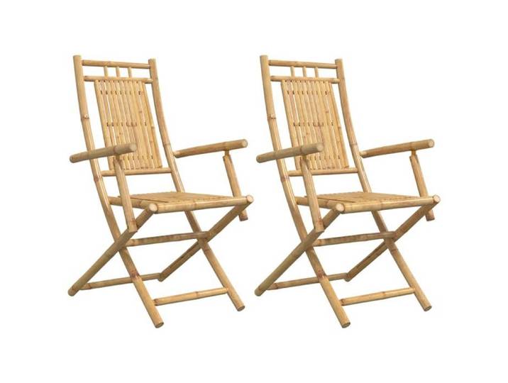 Chaises pliables de jardin Résistants UV(2 pièces) - Fauteuils de jardin - 53x66x99 cmbambou bgj12l