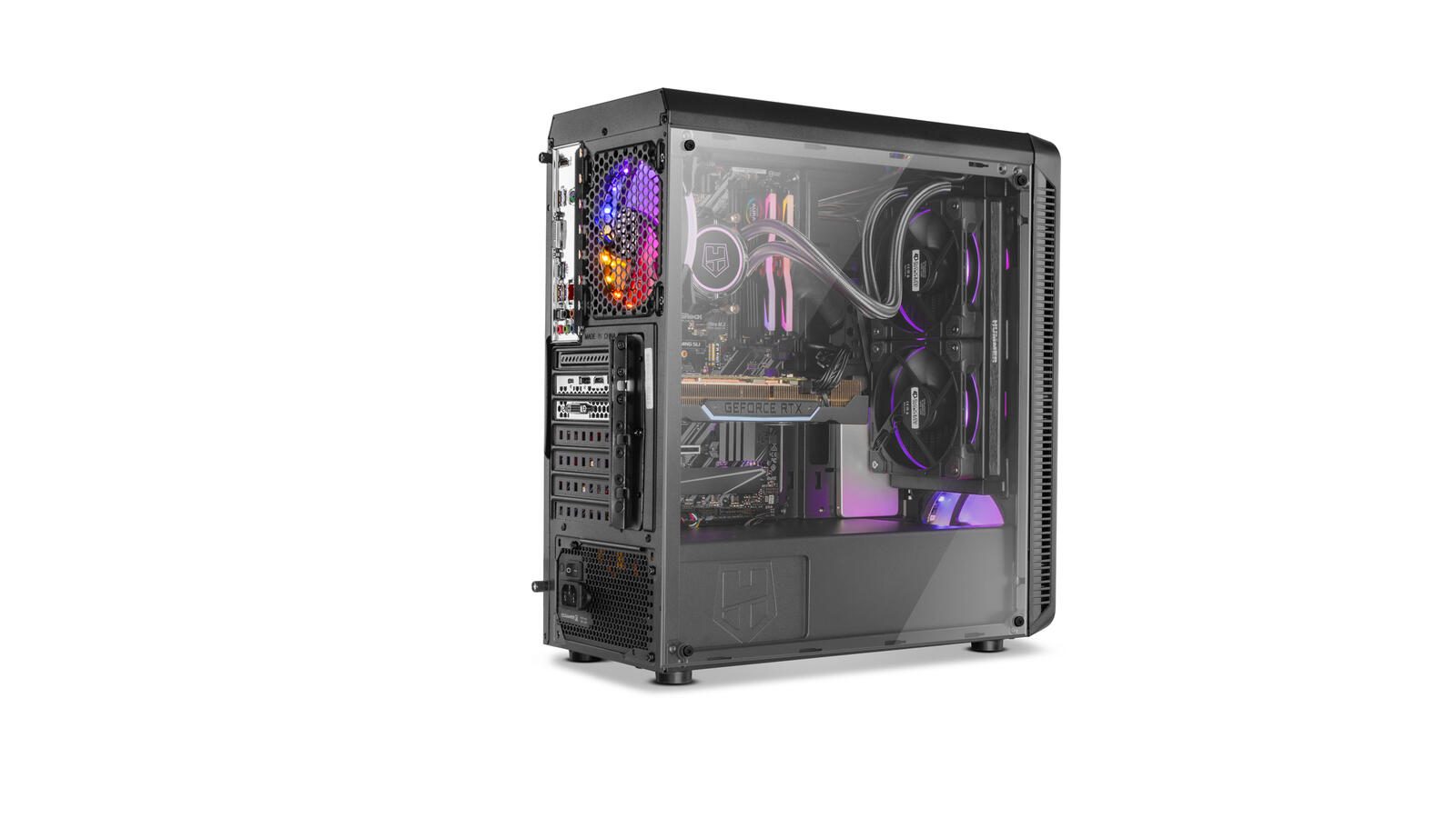 Nox-xtreme NOX HUMMER TGM ARGB ATX Mid-Tower Gehäuse schwarz NXHUMMERTGM