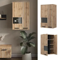 Vicco Hängeschrank Amber Eiche Wotan 60 cm mit 2 Türen