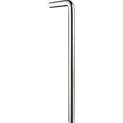 Hansgrohe Winkelrohr 90, o.Bord, MS, DN32, 220x680 chrom, 53646000 53646000