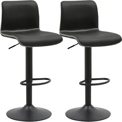 2er Set Barhocker Henchy Kunstleder