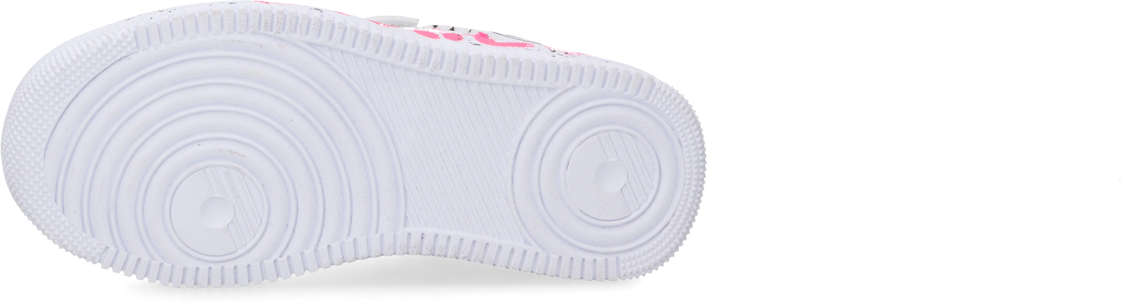Sneaker DOCKERS BY GERLI, Jungen, Gr. 32, Textil, pink (weiß, pink, smile), Lederimitat, Schuhe Sneaker, Streetwear-Sneaker, Freizeitschuh mit coolem Schriftzug weiß, pink, smile 32, Textil