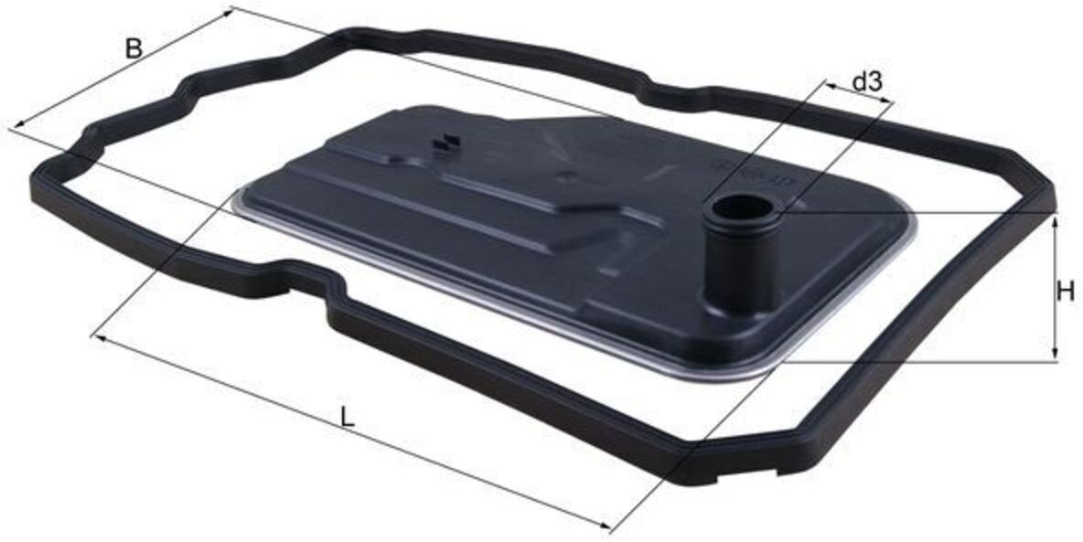 Knecht Filtro idraulico, cambio automatico HX124D
