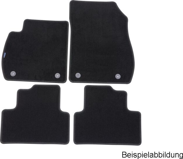 Petex Fußmatte Fußmatte, Fußmattensatz Velour - Schwarz 117654004
