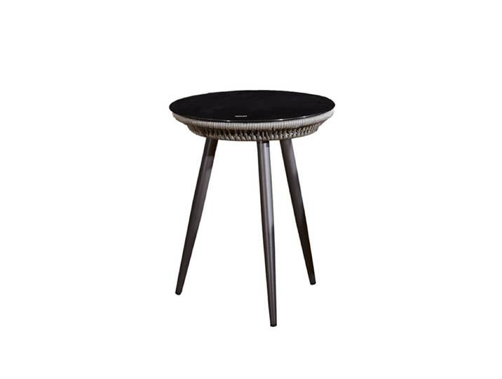 Table basse de jardin Palerme Gris foncé