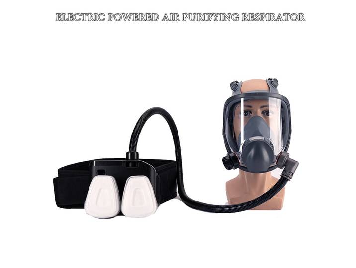 Respirateur chimique purificateur d'air électrique 6800, masque à gaz anti-poussière complet, double filtre, sécurité du travail pour la pulvérisation industrielle