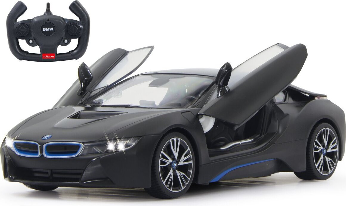 Jamara Germany BMW i8 schaalmodel 1:14 zwart 27MHz