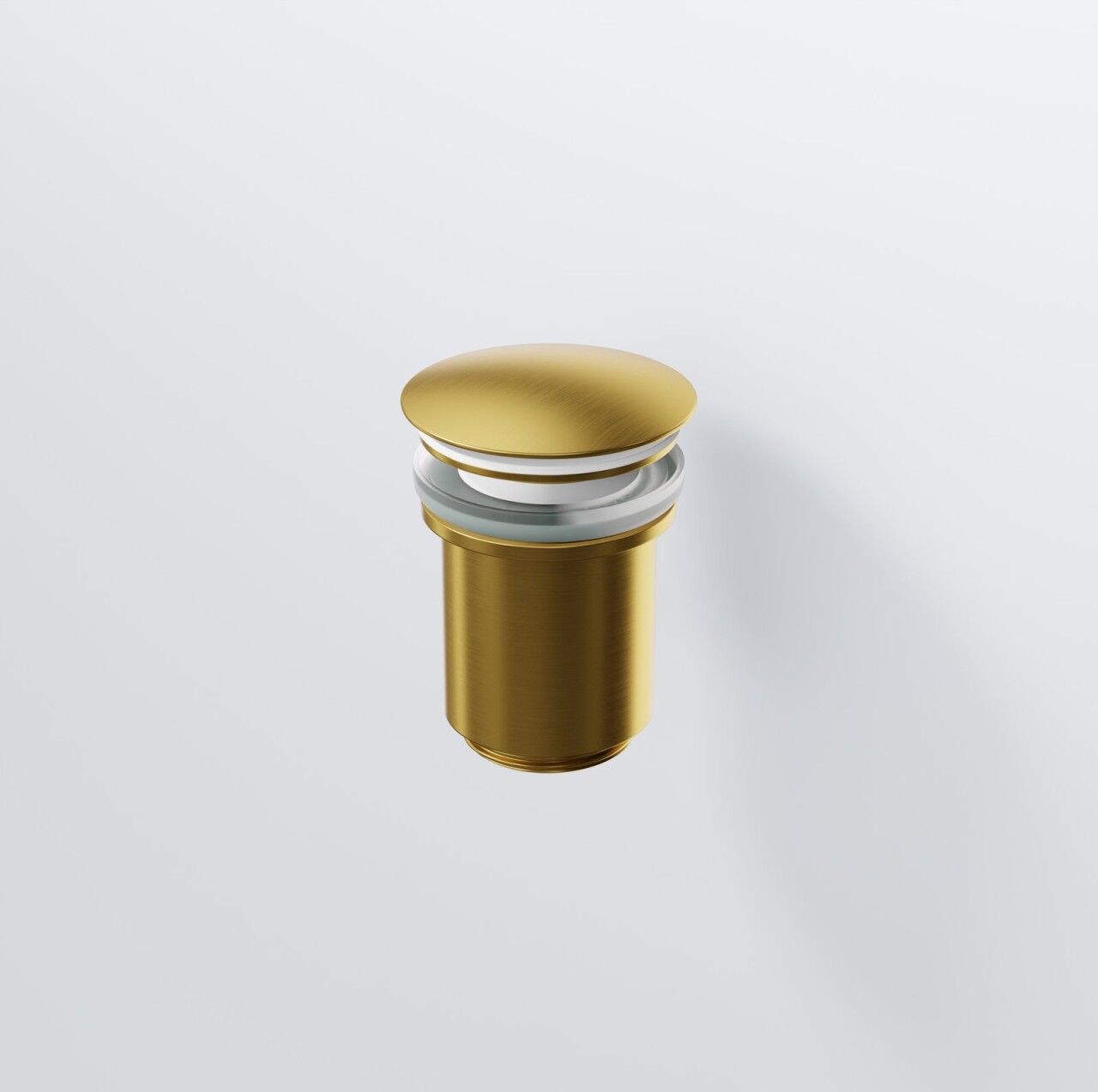 Steinberg Ablaufgarnitur mit Druckverschluss (mit Überlauf), brushed gold, 100 1692 BG 100 1692 BG
