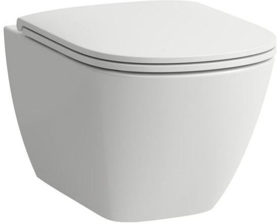 LAUFEN LUA Advanced Wand-Tiefspül-WC H8660800000001 36x52cm, rimless. inklusive WC-Sitz mit Absenkautomatik, weiss