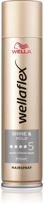 Wella Wellaflex Shine & Hold laque cheveux fixation extra forte brillance 250 ml