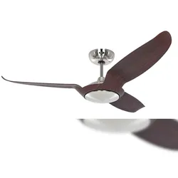 Casafan Energiespar Deckenventilator Eco Talos Chrom / Nussbaum 135