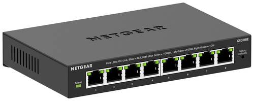NETGEAR GS308E-400EUS GS308E Netzwerk Switch 8 Port 16 GBit/s