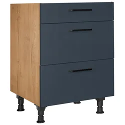 Schubkastenunterschrank Easytouch Blau