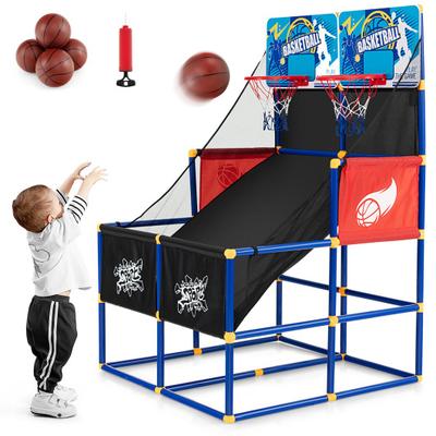 Costway Kids Arcade Basketball Game Set with 4 Basketballs and Ball Pump