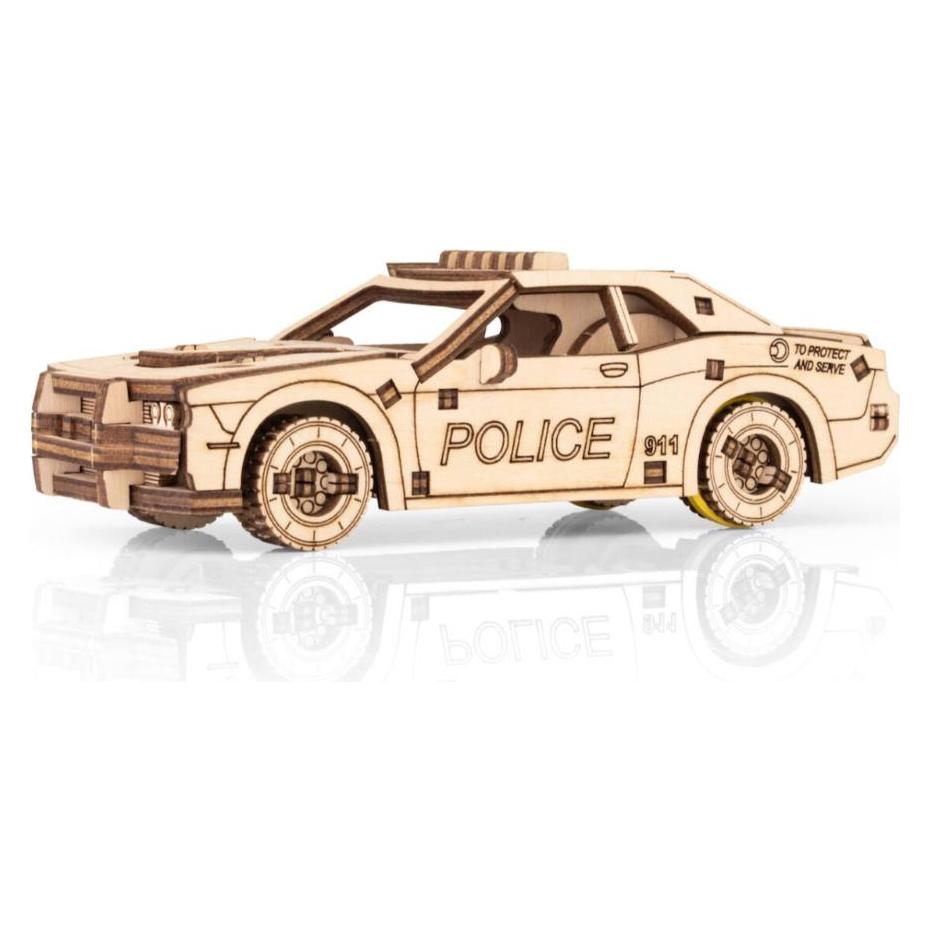Eco Wood Art Pocketpolice Car (65858227)