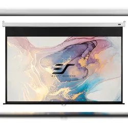ELITE SCREENS Beamer Leinwand ,/MANUELLE ROLLOLEINWAND - SRM PRO - PREMIUM/100/geeignet für: Normale Projektoren