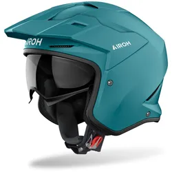 Airoh Urban Jet Helm Kombakt Color Petrol Green Matt S