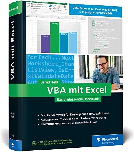 Bernd Held - VBA mit Excel: Das umfassende Handbuch für Einsteiger und fortgeschrittene Anwender - Preis vom 09.10.2026 07:28:09 h