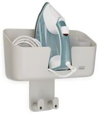 Joseph Joseph IronHub Wall-mounted Iron Storage Caddy with Ironing Board Hook - Ecru