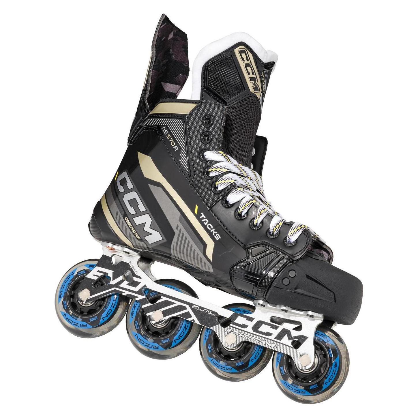 CCM RHAS570 JR TAC Rollhockey-Schlittschuhe Regular 1.0 (4780182) (33.5) (49644025)