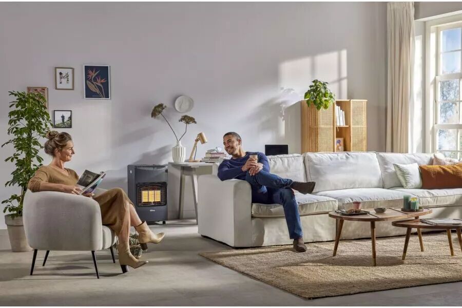 Qlima STUFA A GAS GH1142 R NERA