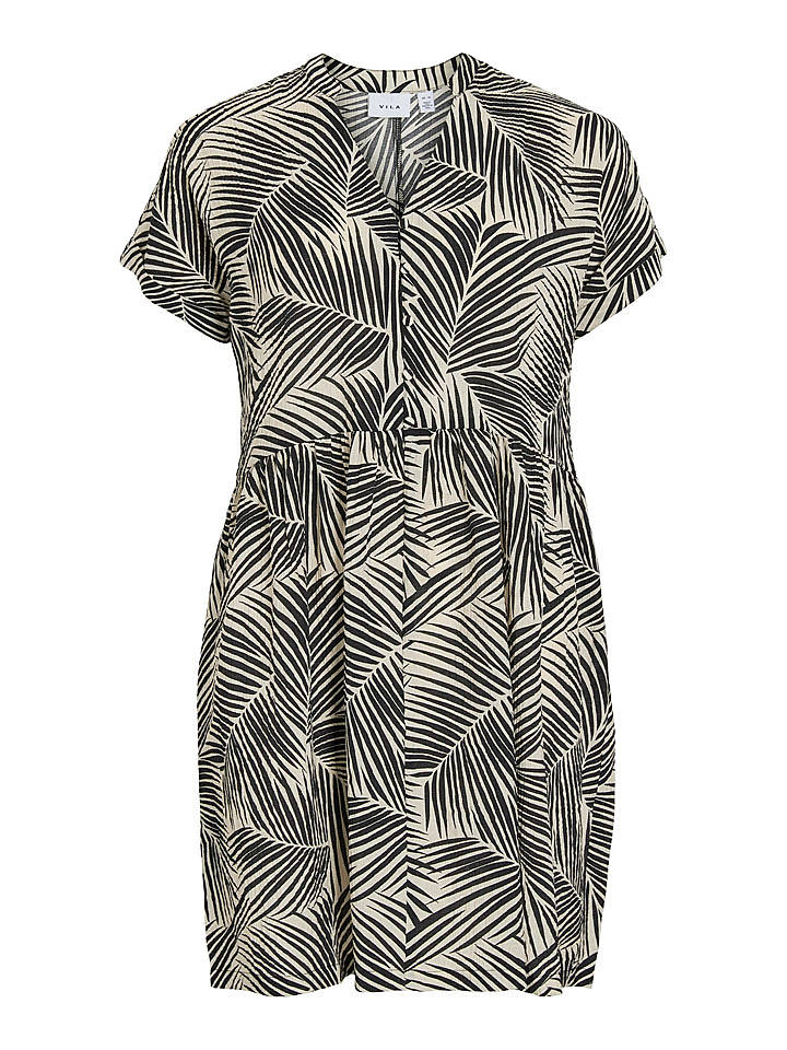 Vila Kleid in Creme - 34