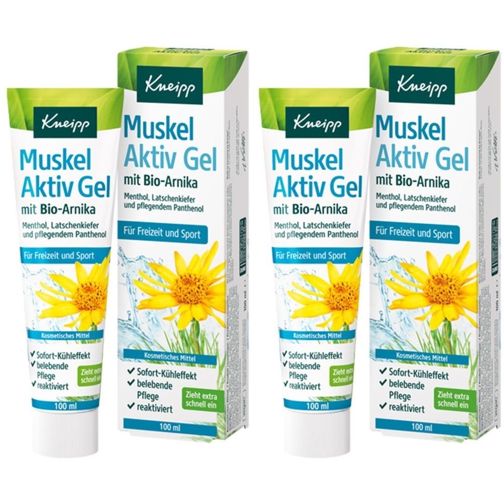 Kneipp Muskel Aktiv Gel 2x 2x100 ml