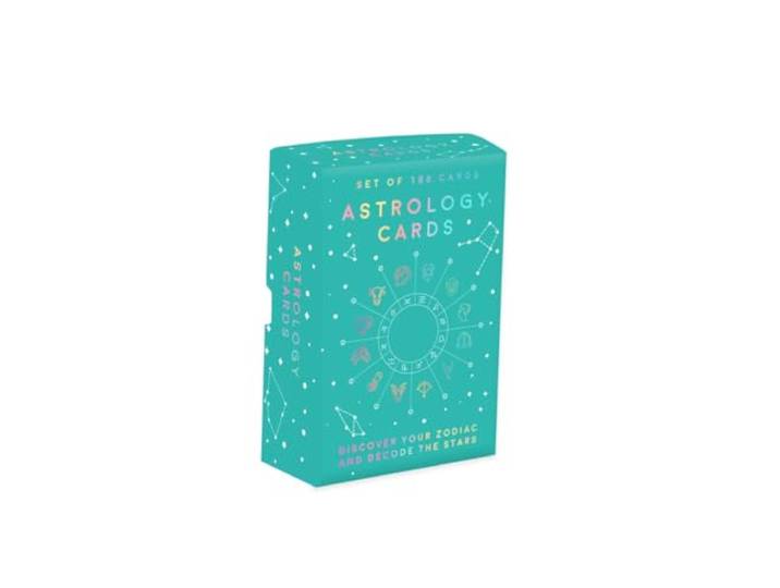 100 astrologiekaarten - begeleidt u bij het lezen van uw astrologiekaart en begrijp de verborgen betekenissen ervan.