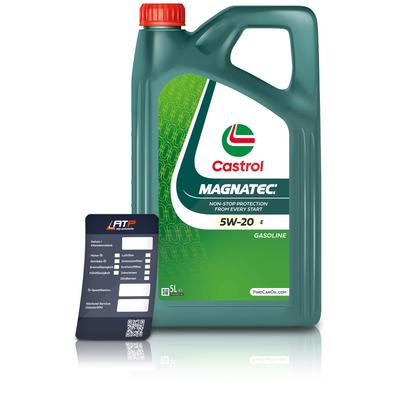 Castrol 5 L Magnatec 5W-20 E + Ölwechsel-Anhänger [Hersteller-Nr. 15F9E5]