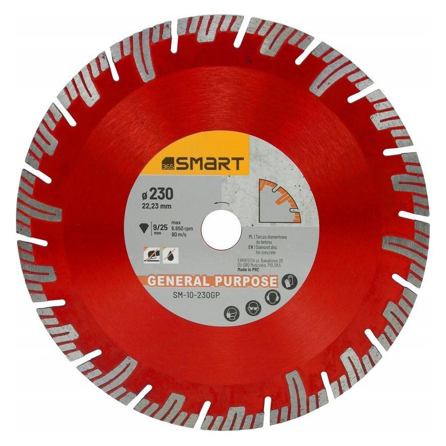 smart 230 mm Allzweck-Diamanttrennscheibe (10-230GP)