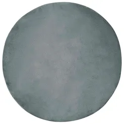 vidaXL Kunstfell Hasen Teppich Olite Anthrazit Ø 160 cm Polyester