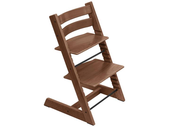 Stokke Hochstuhl, Braun, Holz, Buche, 46x79x49 cm, Fussstütze verstellbar, Sitzfläche verstellbar, Baby- und Kindermöbel, Babyzimmer, Hochstuhl