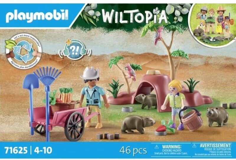 Playmobil Wiltopia Refugio Del Tejón Australiano Talla Única Niño