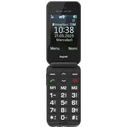 Beghelli Telefon für Senioren SLV41 4G (2.80", 1.30 Mpx), Tastenhandy, Schwarz