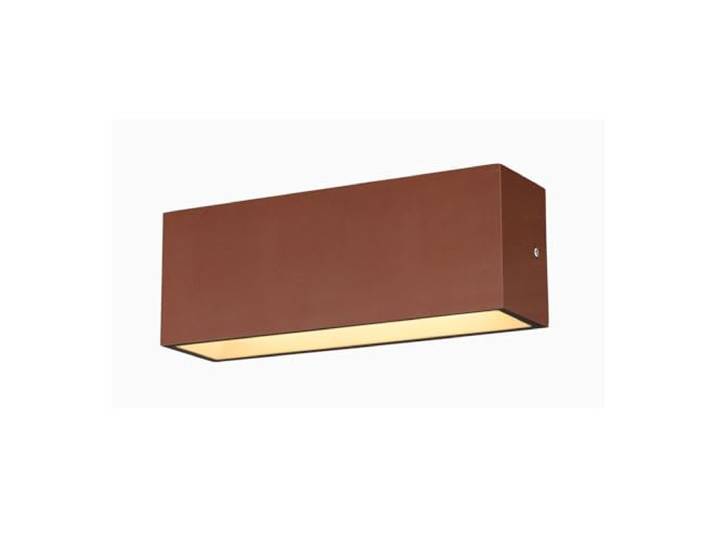 SLV SITRA L WL UP/DOWN, LED Outdoor Wandaufbauleuchte, rost farbend, CCT switch 3000/4000K