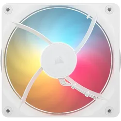 Corsair RX II RGB-Serie, iCUE LINK RX140 II RGB Weiss, 140-mm-RGB-Lüfter, Einzel-Lüfter (140 mm, 1x), PC Lüfter, Weiss