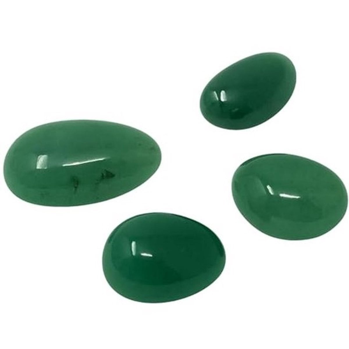 Set van 5 gepolijste groene aventurijn natuurstenen