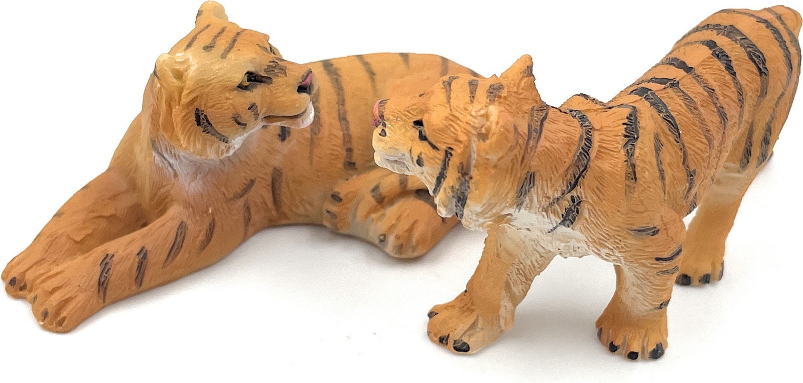 Onwomania Decoratieve Bengaalse Tijger Figuur, Bruin, Polyresine