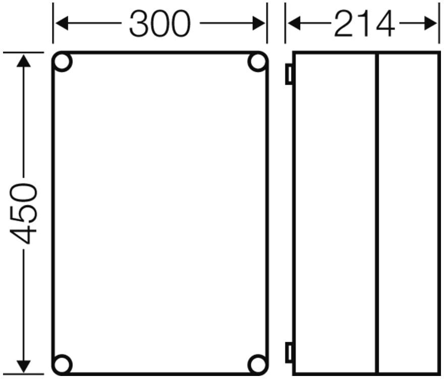 Hensel Leergehäuse 275x425x191mm Mi 0311 (2000011)
