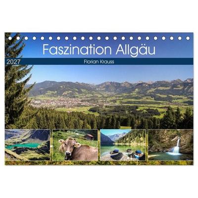 Faszination Allgäu (Tischkalender 2027 DIN A5 quer), CALVENDO Monatskalender