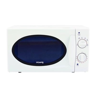 H.Koenig VIO6 Mikrowelle / 20 L Kapazität / Teller Druchmesser 24,5 cm / 5 Programme / Auftaufunktion / 700 W / weiß