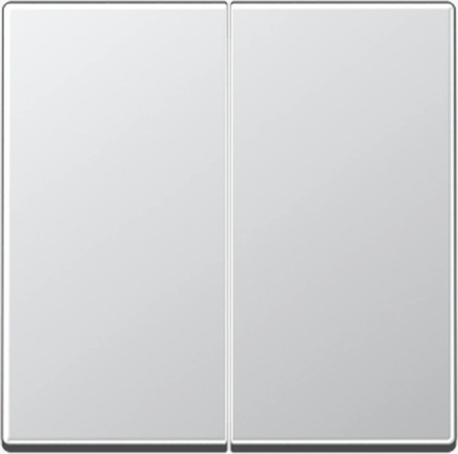 Jung schuifcontactdoos A 595 AL, 2-voudig, aluminium