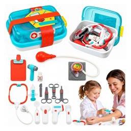 Lean Toys Arztkoffer für kleine Doktoren, 15-teilig (77179525)