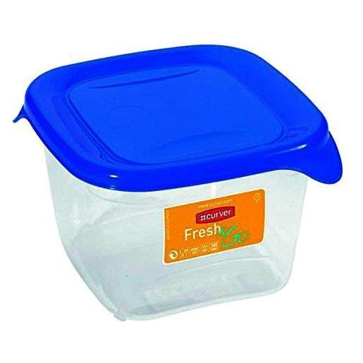 Curver Pojemnik Fresh Go Kwadratowy 0,45l Niebieski (0.45 l) (42872112)