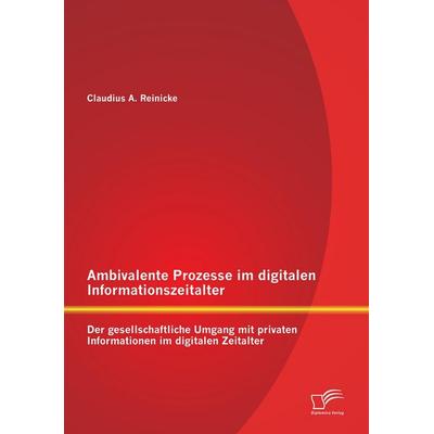 Ambivalente Prozesse im digitalen Informationszeitalter: Der gesellschaftliche Umgang mit privaten Informationen im digitalen Zeitalter, Taschenbuch