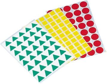 Apli Gomets    Figuras geométricas   Cores   12 folhas