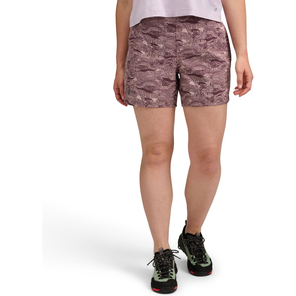 Black Diamond W Sierra Shorts rock garden-fig (9759) LRG AP7501339759LRG1