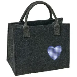Filztasche"Herz" - mehrfarbig