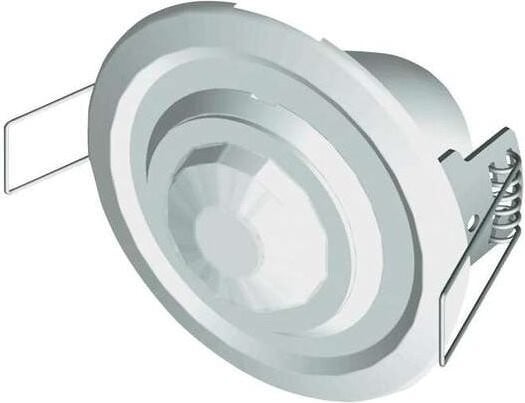 Grothe 94501 Passieve Infraroodsensor PIR, bedrade bewegingsmelder voor plafondmontage, wit